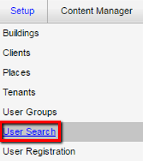 Control Panel User Search Link Picture