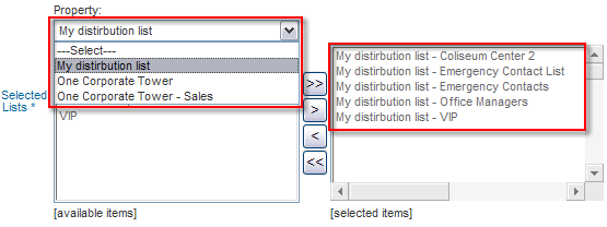 Distribution Lists